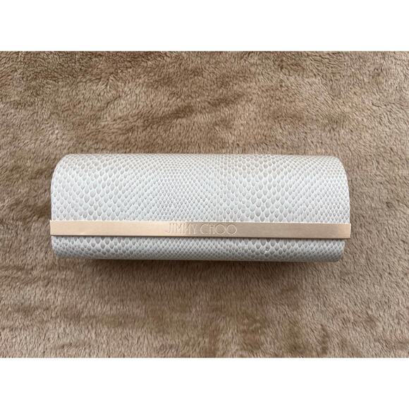 Jimmy Choo Snakeskin Sunglasses Glasses Case and Cloth New Condition - Picture 1 of 6